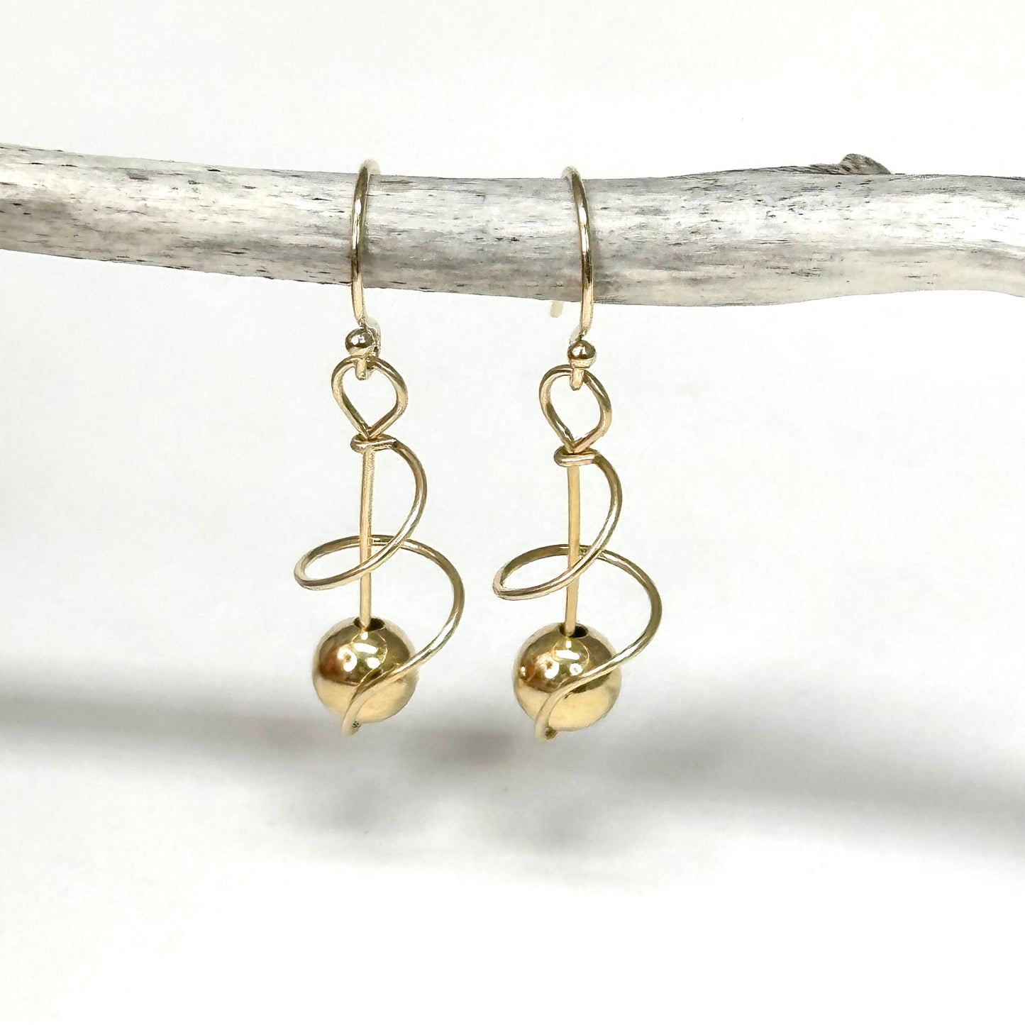Twist Earring in Gold, Silver and Mixed Metal