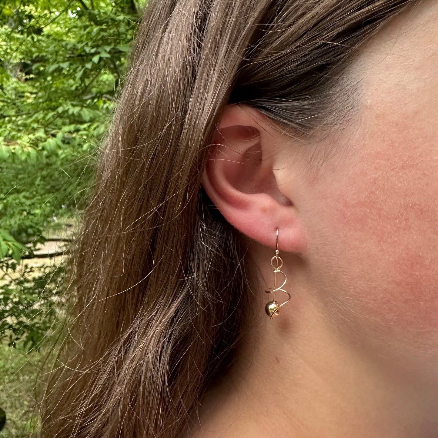 Twist Earring in Gold, Silver and Mixed Metal