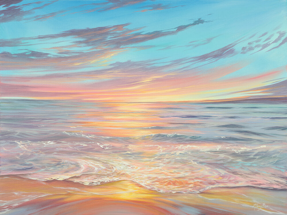 Light Sunlight Print on Paper by Mary Bea