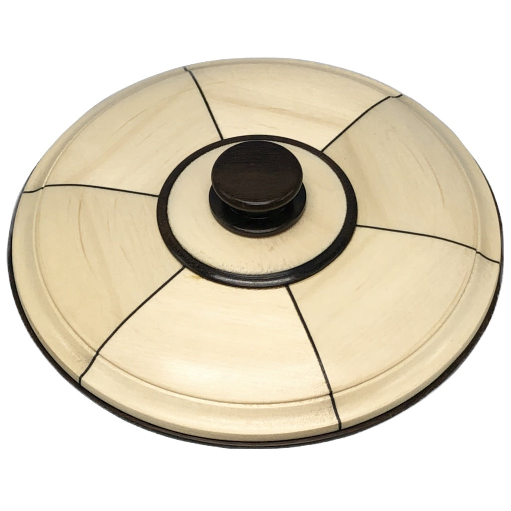 Aspen Turned Lidded Box With Contrasting Accent