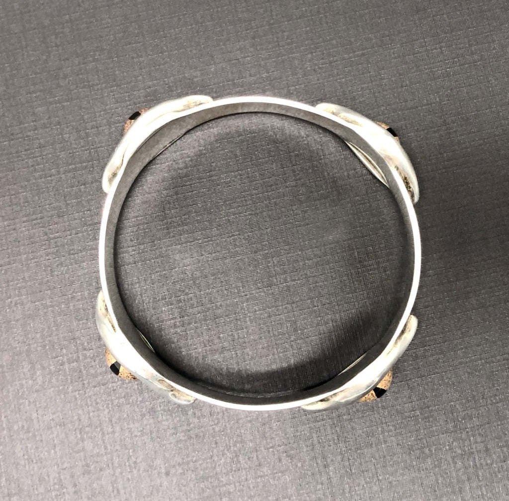 Gator Eye Sterling Silver Bracelet By Wendy Yothers