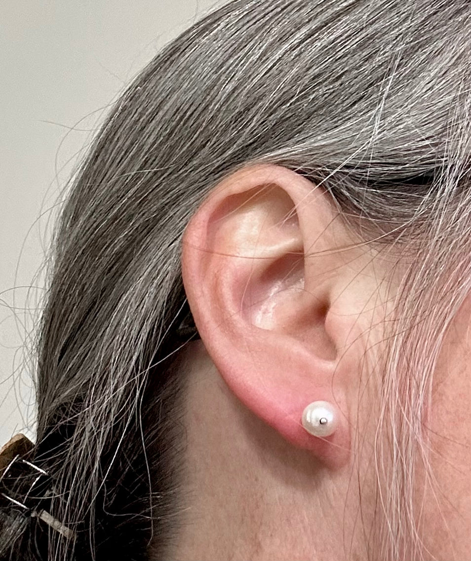 Pearl Stud Earrings