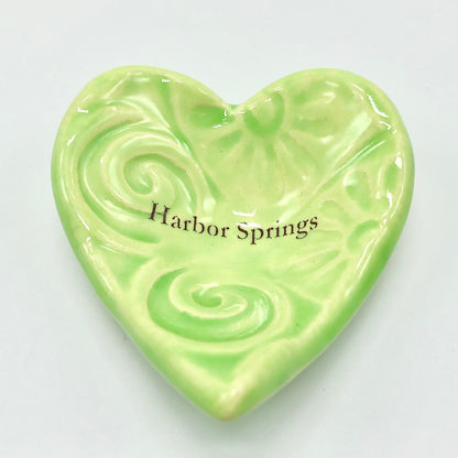 Round or Heart Shaped Harbor Springs Trinket Dish