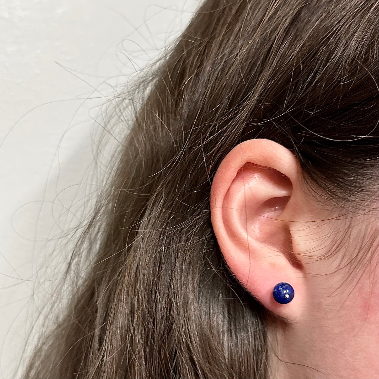 Lapis Stud Earrings