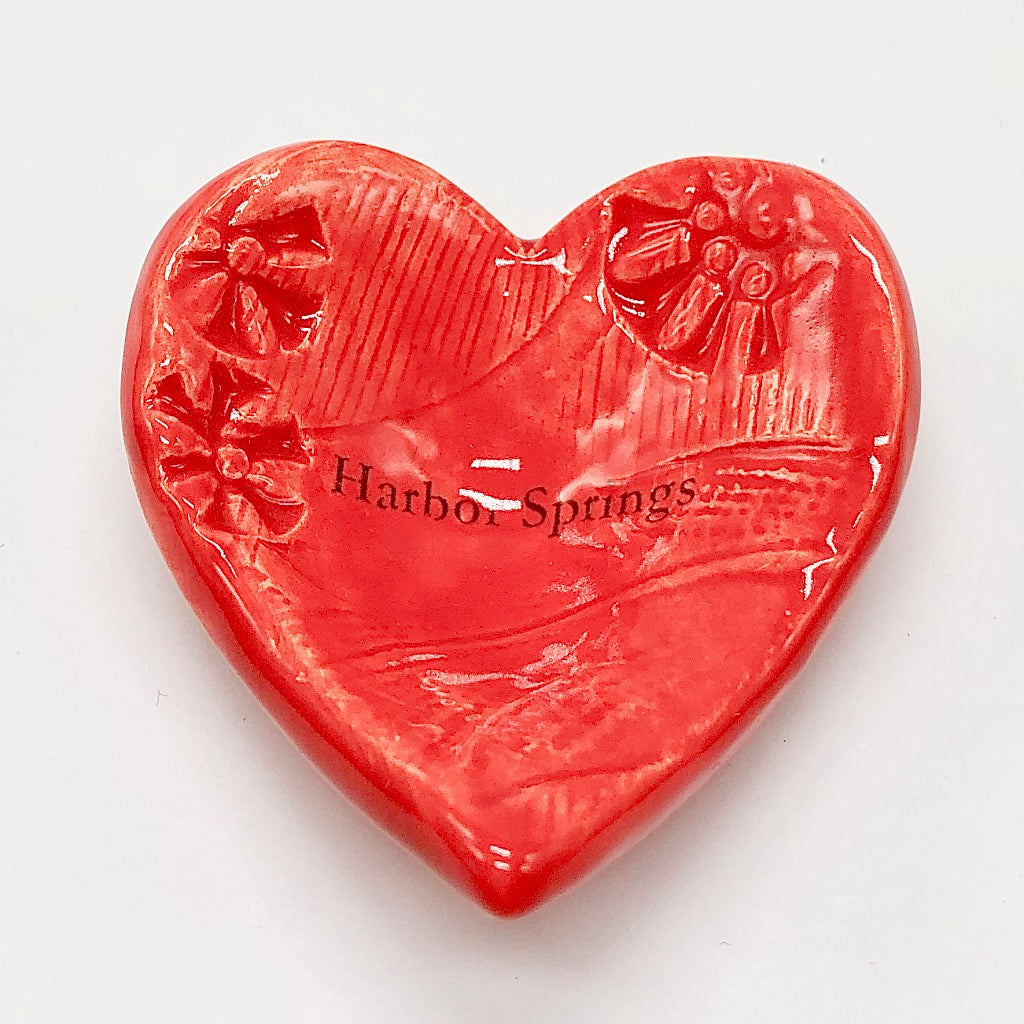Round or Heart Shaped Harbor Springs Trinket Dish