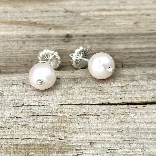 Pearl Stud Earrings
