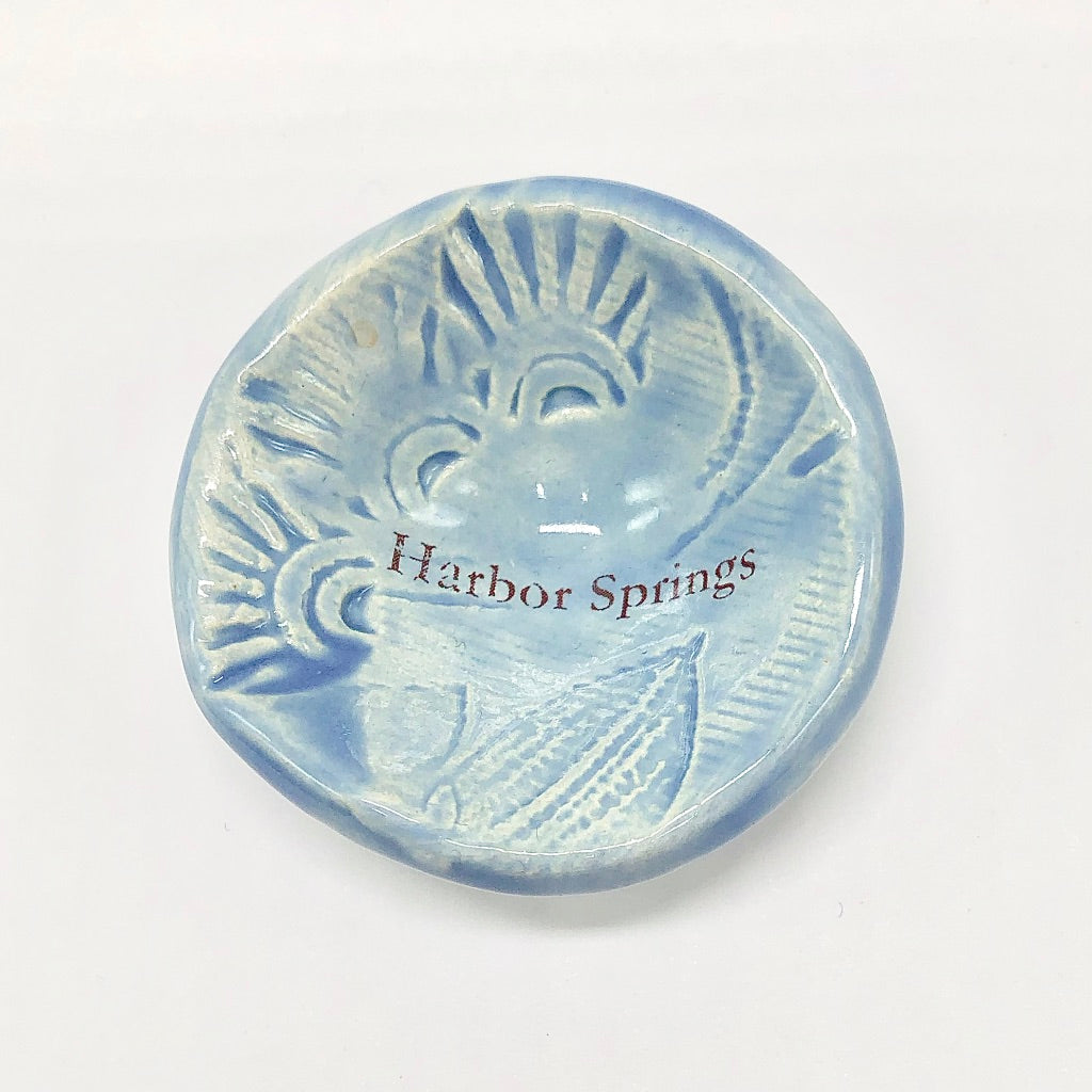 Round or Heart Shaped Harbor Springs Trinket Dish