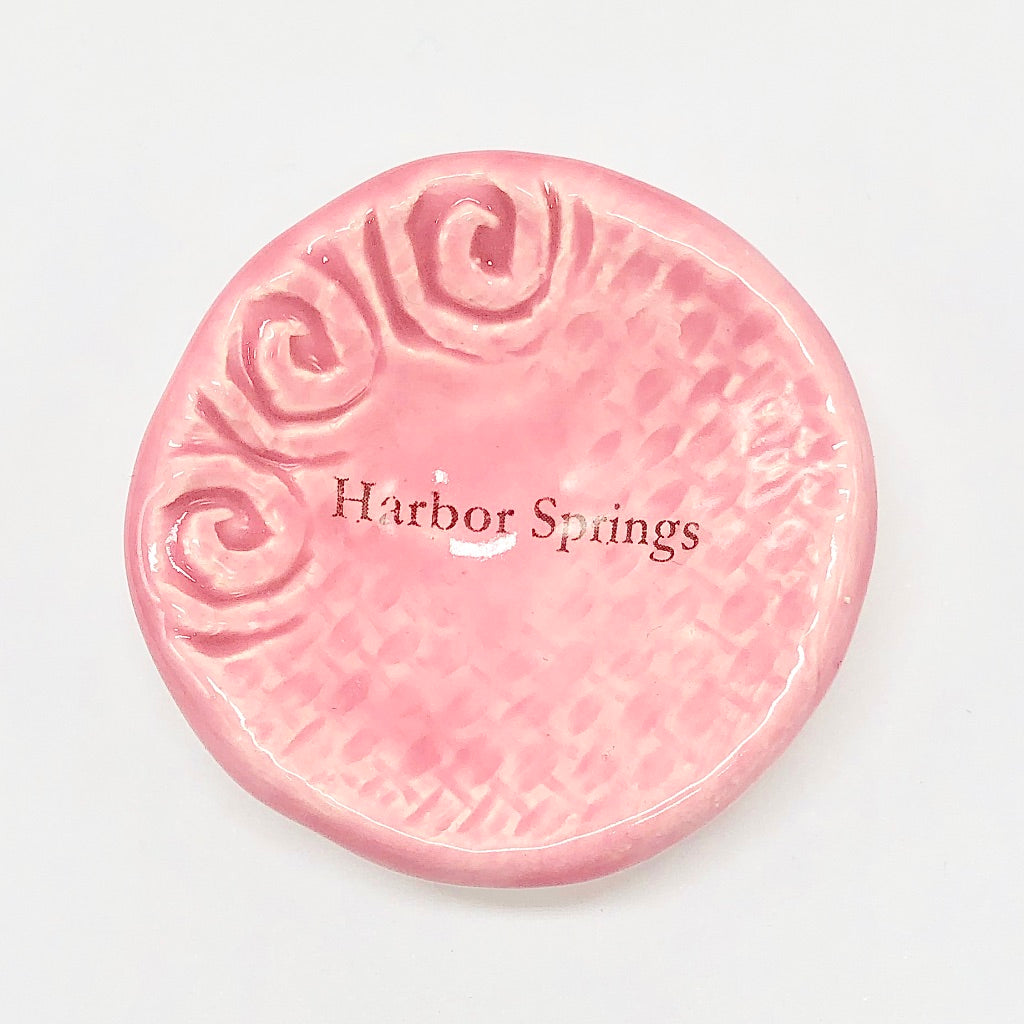 Round or Heart Shaped Harbor Springs Trinket Dish