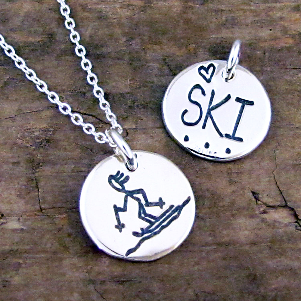 Downhill Skier Charm