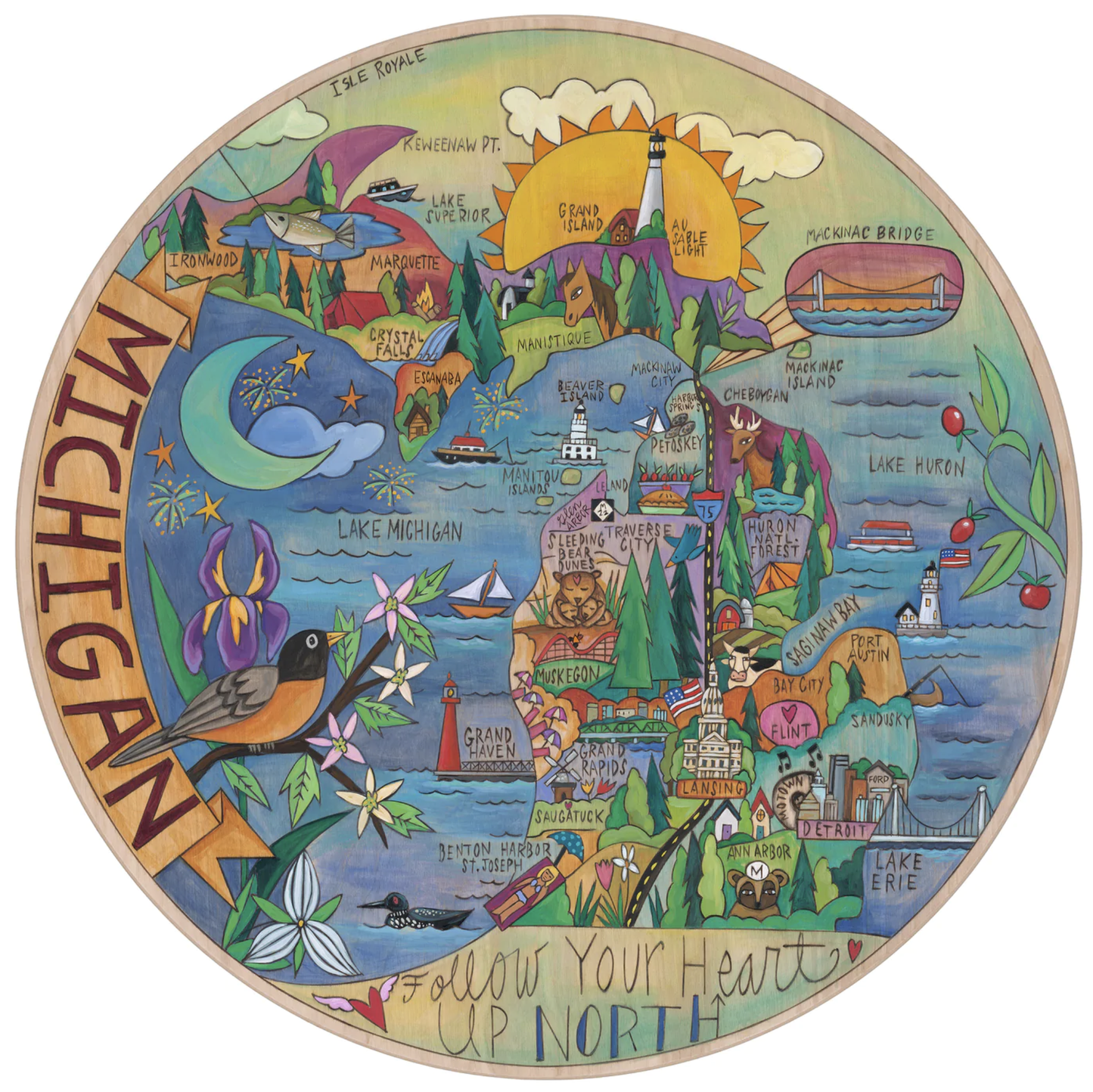 Michigan Lazy Susan