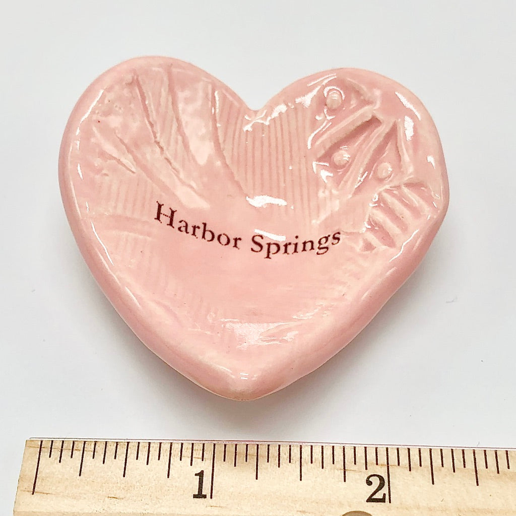 Round or Heart Shaped Harbor Springs Trinket Dish