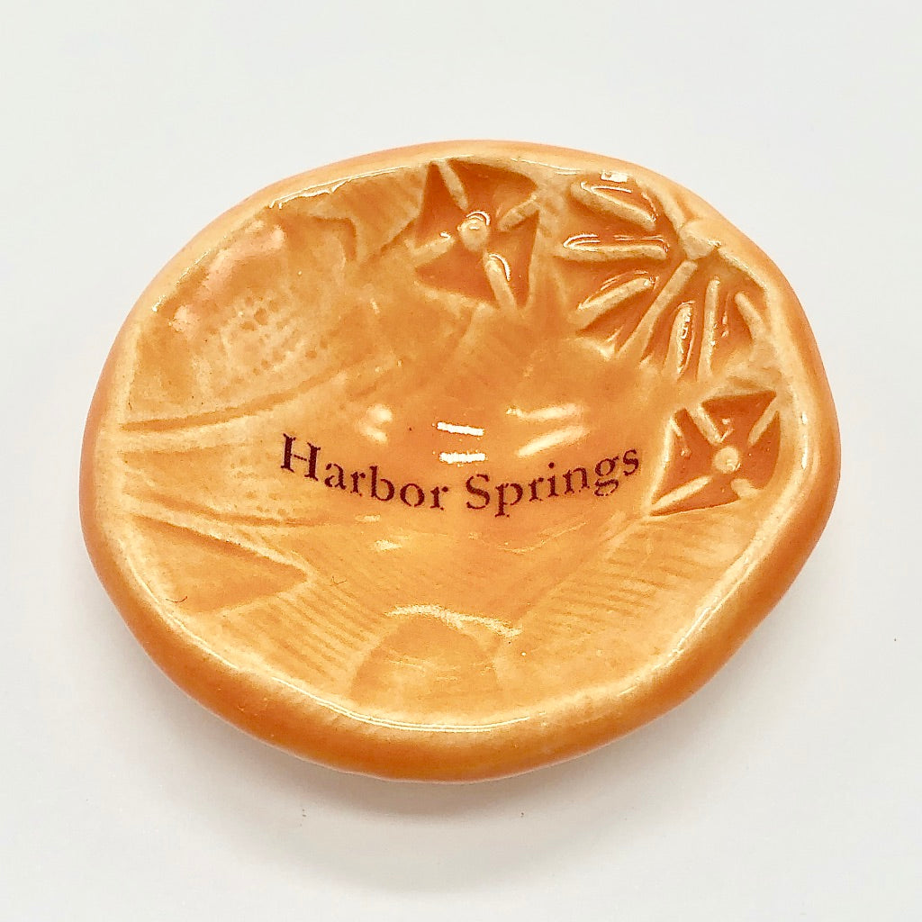 Round or Heart Shaped Harbor Springs Trinket Dish