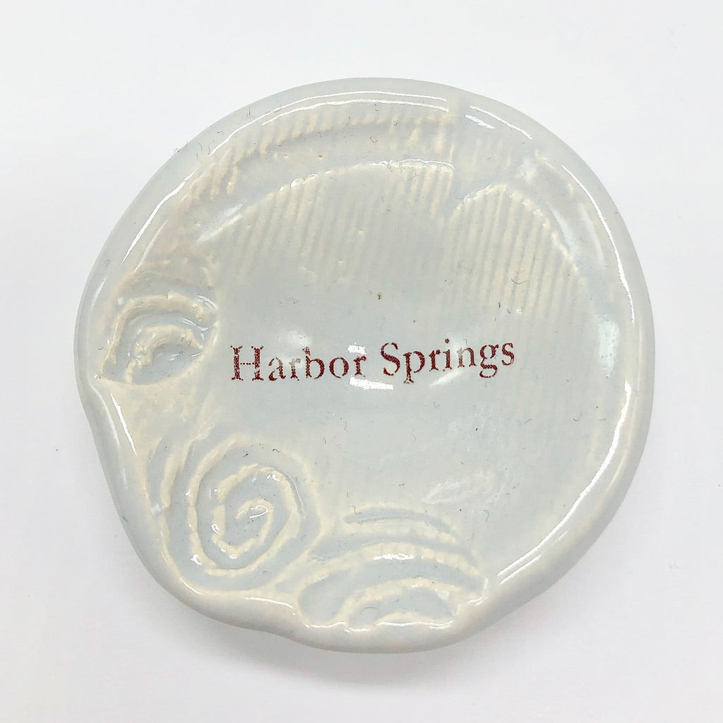 Round or Heart Shaped Harbor Springs Trinket Dish