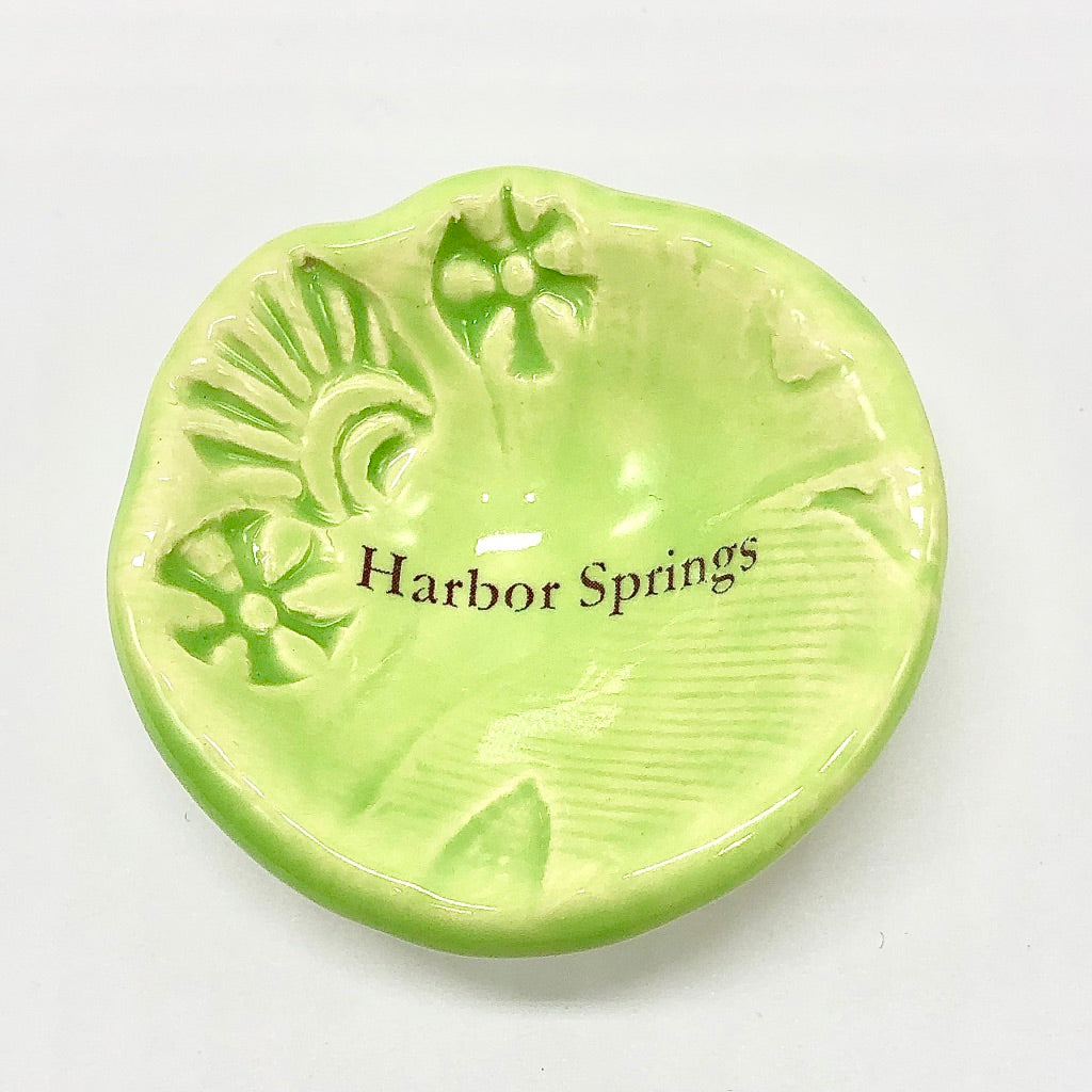 Round or Heart Shaped Harbor Springs Trinket Dish