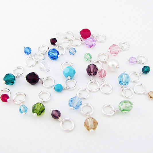 Crystal Birthstone Charms