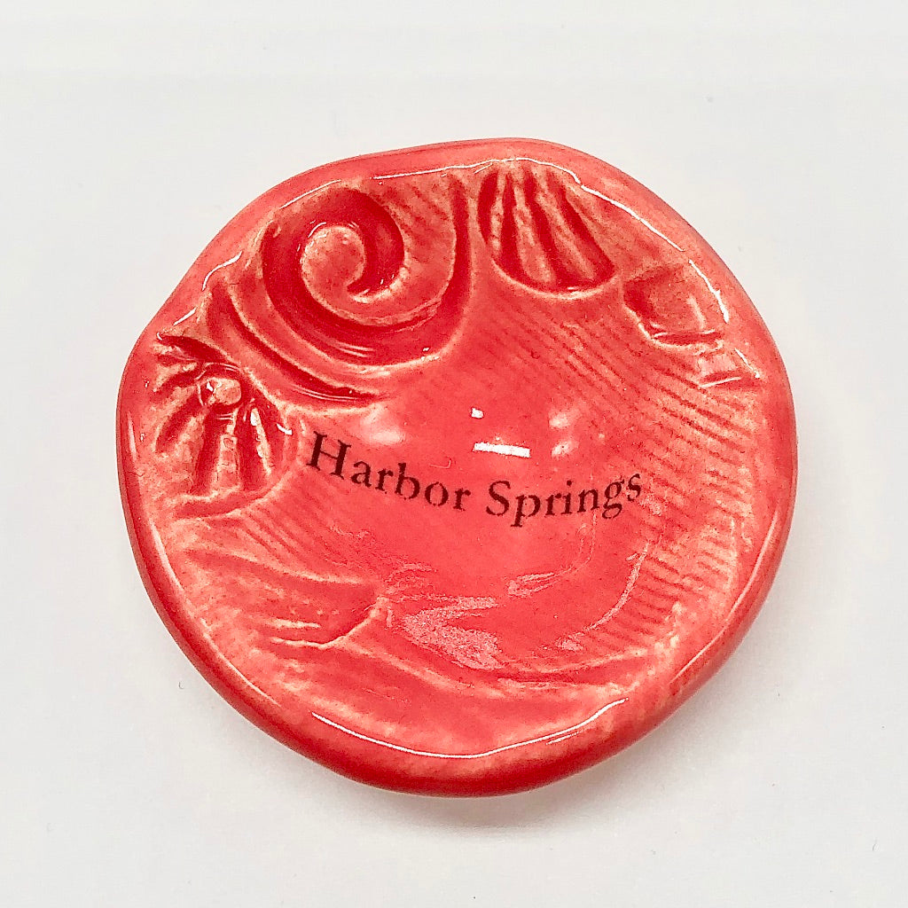 Round or Heart Shaped Harbor Springs Trinket Dish