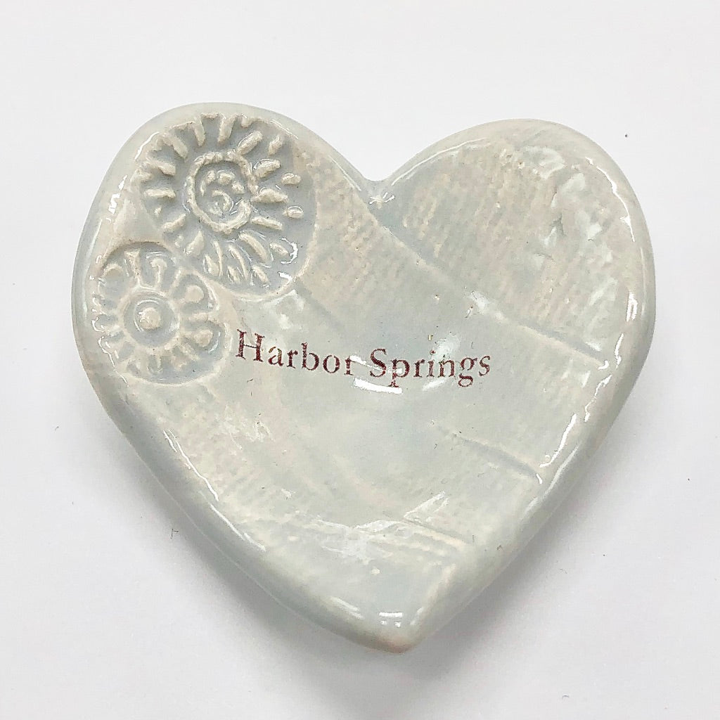 Round or Heart Shaped Harbor Springs Trinket Dish