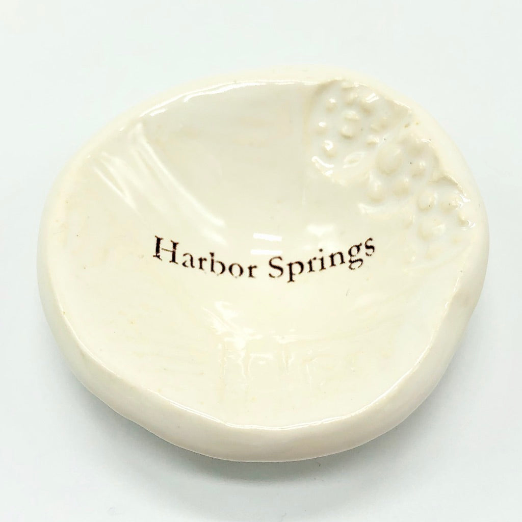 Round or Heart Shaped Harbor Springs Trinket Dish