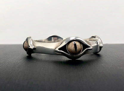 Gator Eye Sterling Silver Bracelet By Wendy Yothers