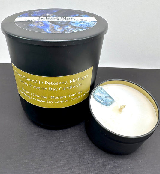 Hand Poured Leland Blue Soy Candle