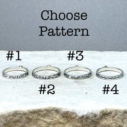 14kt Gold Nugget Stackable Ring