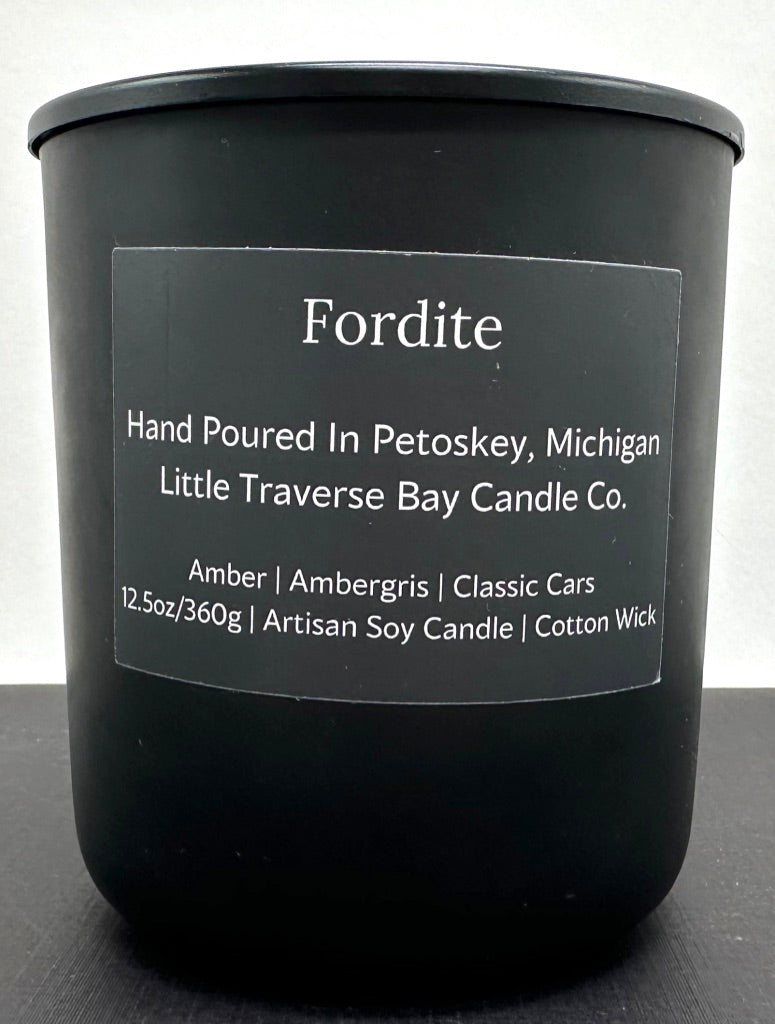 Hand Poured Fordite Soy Candle