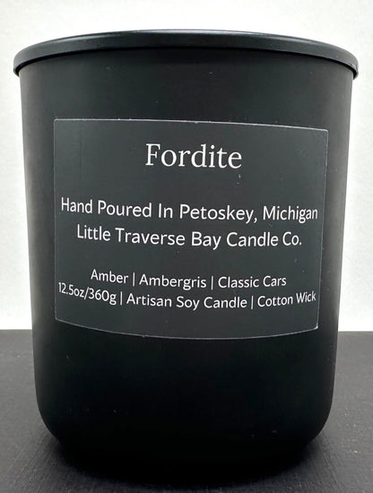 Hand Poured Fordite Soy Candle