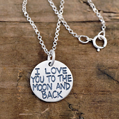 I Love You to the Moon Charm