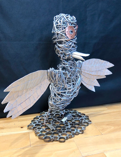 Metal Sculpture "Caw Caw"